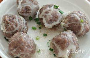 Beef Meatballs Wrapped in Pork Lard