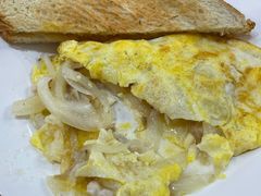 马介休鱼煎蛋饼套餐-永安咖啡室