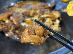 -粘豆包柴火铁锅炖