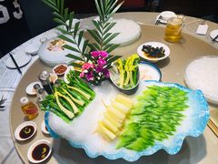 白灼素菜-丰尔粥食·顺德鱼生·干蒸排骨顺德菜(大良分店)