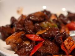小炒牛肉粒-昆仑饭店-鲜筵餐厅