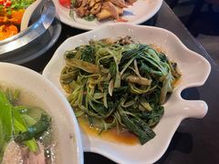 马拉盏炒通菜-大头虾越式风味餐厅(光明广场店)