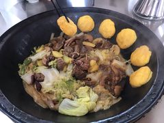 -粘豆包柴火铁锅炖