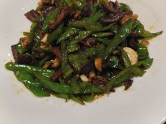 青椒炒鳝丝-新白鹿餐厅(百联中环店)