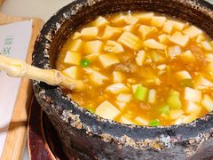 石锅鸡汤豆腐-绿茶餐厅(西单老佛爷店)
