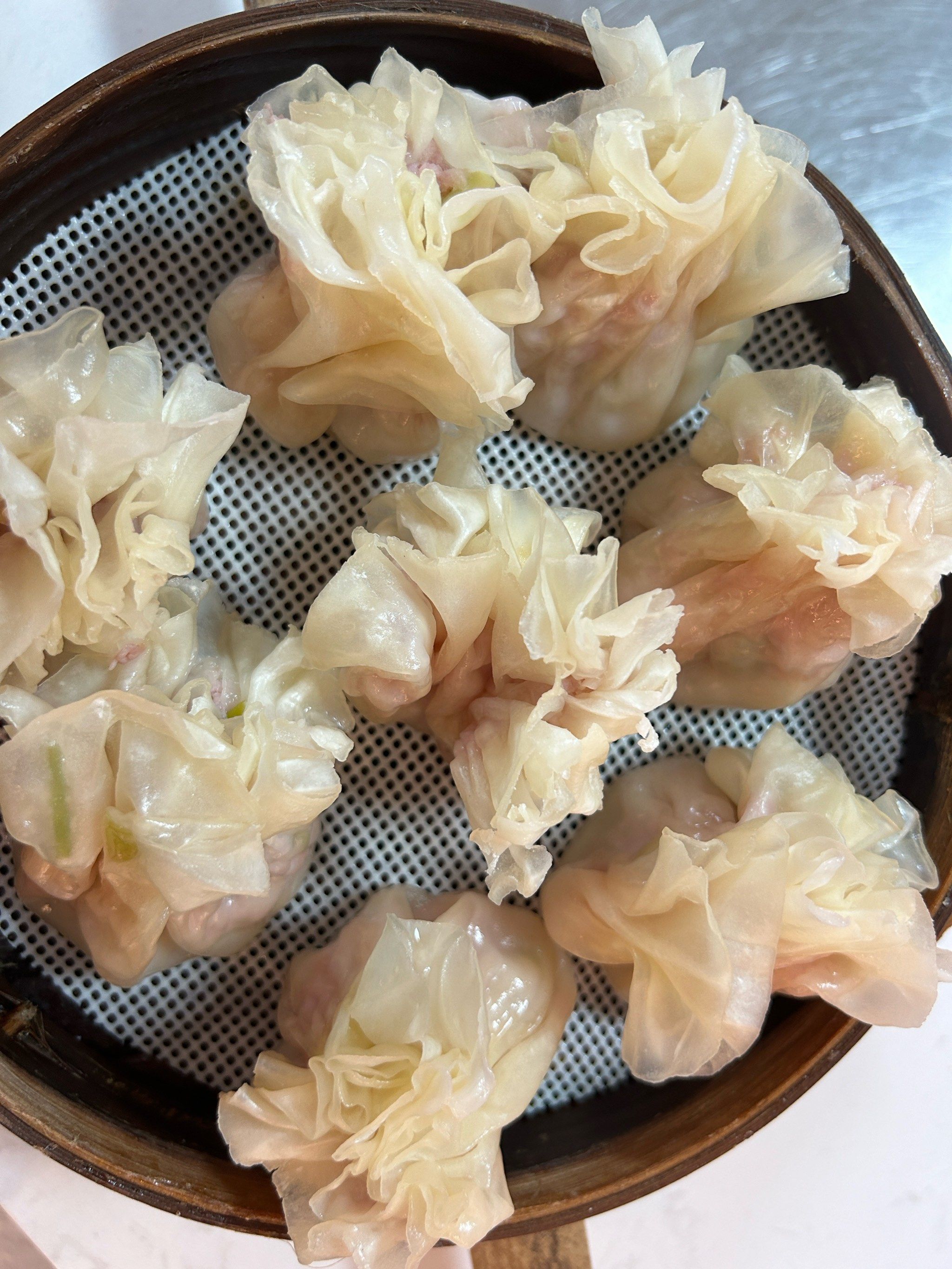 来乐山必吃的 纸片皮烧麦