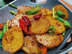 干锅土豆片-东北人家铁锅炖(鞍山路店)