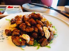 酱爆桃仁鸡丁-四季民福烤鸭店(前门廊房二条店)