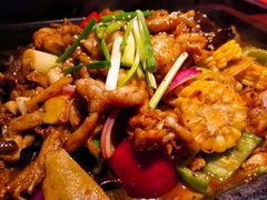 黑椒耗油味炭烧牛蛙平锅-蛙来哒(东城万达店)