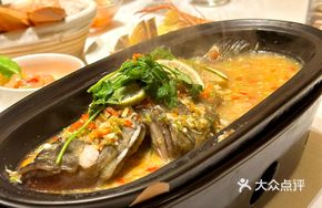 Green Lemon Acid Soup with Deep-Sea Snapper