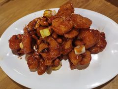 椒香虾仁爆鸡球-陈傻子餐厅(世纪都会店)