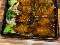 铁板烧汁茄子-粤港餐厅(禹州商业广场店)