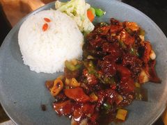 秘制海鲜辣酱牛腩饭-佛跳墙捞饭(连目巷店)