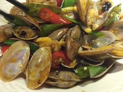 尖椒炒花甲-百味馆·粤菜·湛江菜(后海花园店)