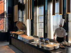 自助取餐区-唐拉雅秀酒店-西锦汇空中BBQ·思创餐厅