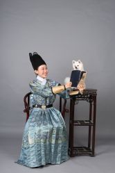 -后宫·古装汉服京剧儿童亲子全家福摄影