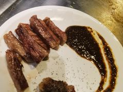 谷饲黑椒眼肉牛排-盛焰铁板烧(王府井店)