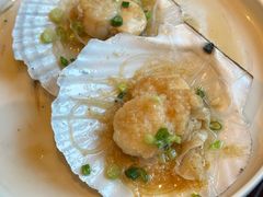 蒜蓉粉丝蒸扇贝-新天世纪中餐厅