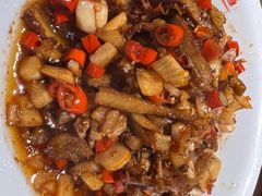 酸萝卜炒牛肚-天下客饭店(中山路店)
