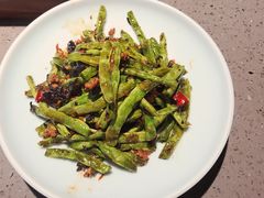 干菜炒刀豆-老头儿油爆虾(星光一期店)