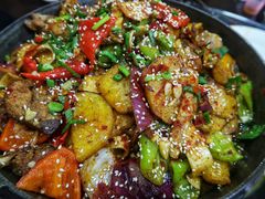 -炕锅羊肉土火锅面片大王