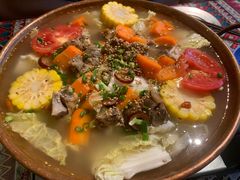 大理白族腊排骨火锅-火塘云南烧烤大排档