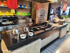 自助取餐区-唐拉雅秀酒店-西锦汇空中BBQ·思创餐厅