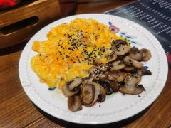 黄油芝士嫩蛋佐口蘑-肥朵食堂(带梦胡同店)