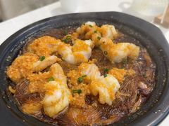 整锅蒜蓉粉丝蒸虾-船歌·鱼水饺青岛菜(国贸商城店)