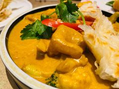 咖喱时蔬配手抓饼-若蘭慈·无国界素食料理(欢乐海岸店)