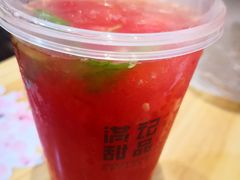 西瓜淘桃鲜果茶-满记甜品(王府井北京市百货大楼店)