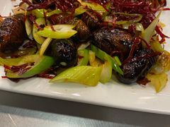 炒蚕蛹-腾格勒烤羊腿