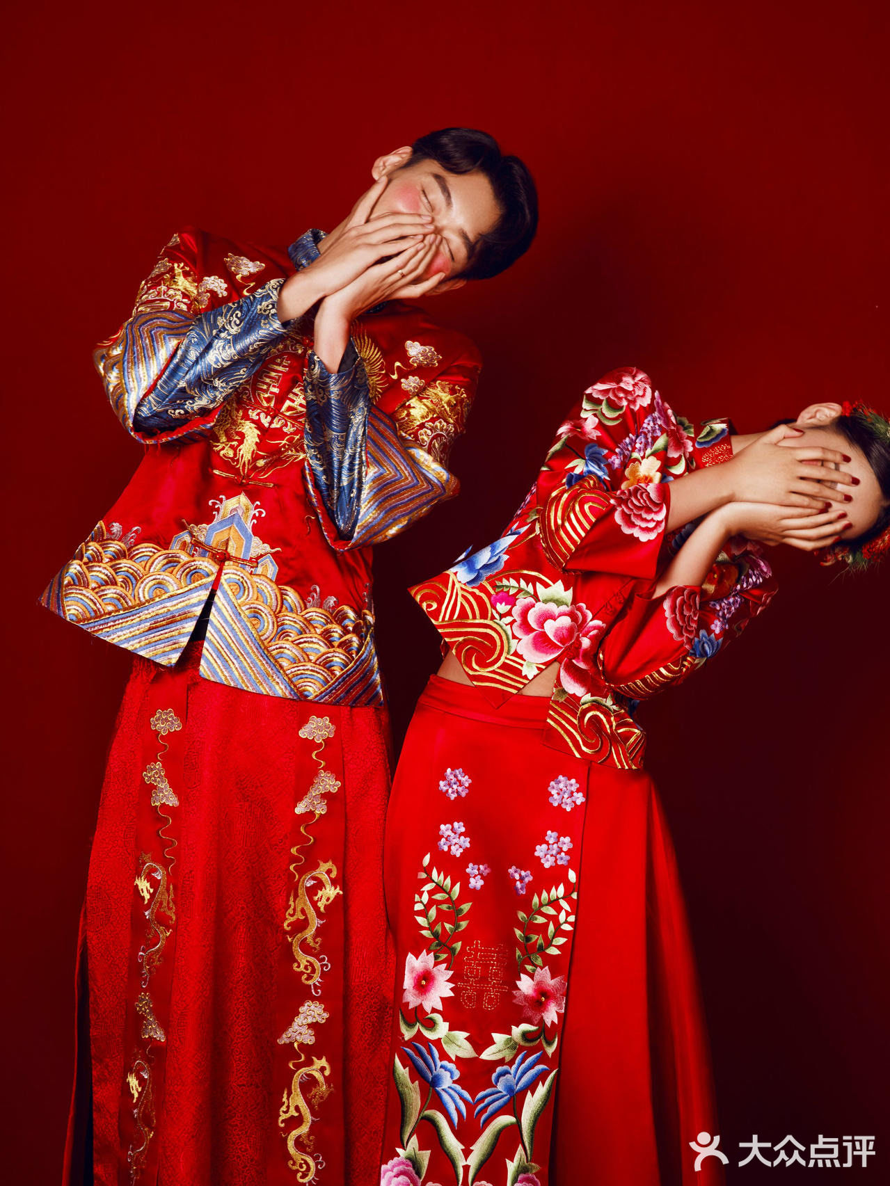 中式婚纱照91加上可爱搞怪的的表情,别具一格～99