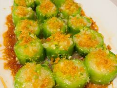 金蒜瑶柱蒸丝瓜-莉莉海堂HAITANG·烤鸭(国贸商城店)