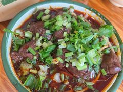 鸭血-拈签一笑黄牛肉辣卤串串