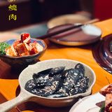 满树烂漫樱花下，炭火烤肉茨木烧