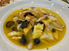 蛋煎豆瓣烩滑鸡-三元宾馆-中餐厅