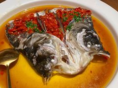 老坛剁椒蒸鲜活鱼头-老湘村·湖南土菜(天河维多利店)