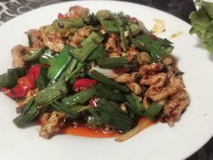 蒜叶豆瓣肉-马虎风味菜馆(王府园小区店)