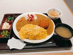 咖喱蛋包饭定食-dodonpa.墩墩伐 便当食堂(博华广场店)