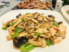 葱烧有机白蘑菇-吴记酱骨炖菜馆(康安路店)