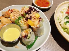 虎虾香芒米纸卷·榴莲汁-CHINCHIN 青青·泰国料理(万象食家店)