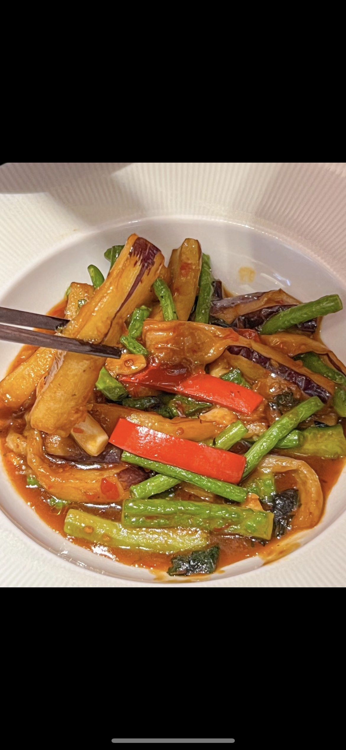 客家炒三宝:茄子,苦瓜,豆角超级下饭还不腻,发明这道菜的人简直就是