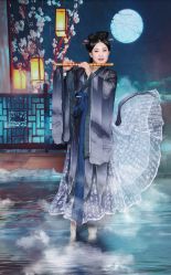 -后宫·古装汉服京剧儿童亲子全家福摄影