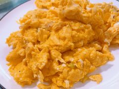 香葱炒山鸡蛋-崂山水果园农家宴(泉水鸡店)