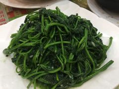 蒜蓉番薯叶-台山美食一绝阿四台山黄鳝饭(阿四创作店)