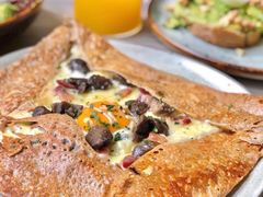 鸡蛋蘑菇熏肉荞麦可丽饼-RAC BAR(安福路店)