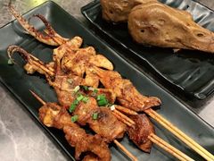 炭烤鱿鱼串-嘎嘎鸭脑壳(蜀汉路店)