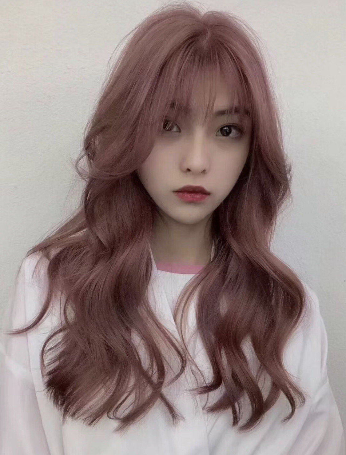 显白发色,显脸小发型,发色分享色系推荐粉