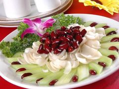 红腰豆露笋炒百合-鲍国演义(禅城店)